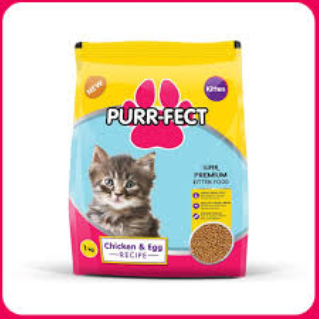 PURR-FECT KITTEN CHICKEN N EGGS 500G